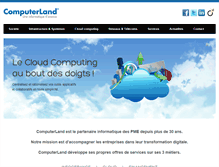 Tablet Screenshot of computerland.fr
